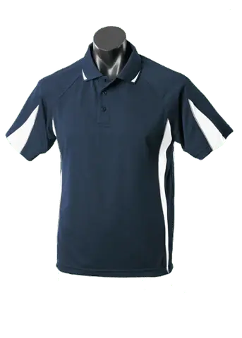 Aussie Pacific Eureka Kids Polo Shirt 3304 Casual Wear Aussie Pacific Navy/White/Ashe 6
